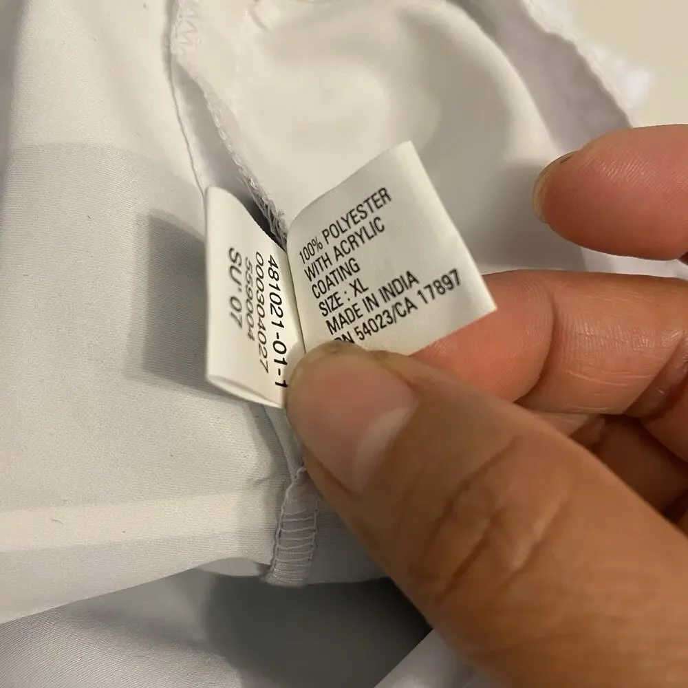 New Old Navy Men’s Swim Trunks XL White Blue Striped Beach Nautical Y2K 2007
